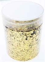 Assayers Plastic Collection Jar - 24kt Gold Leaf F
