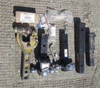 (3)Receiver Hitches, (2)Extenders, Reducer & Pins