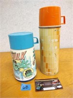 Vintage Thermos - incl 1980 Marvel Lunchbox