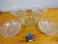 Glassware Serving Bowls incl Pyrex