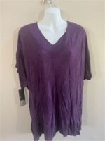 NWT womens purple shirt Size 2