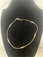 Breaded chocker necklace