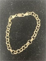 Silver chain bracelet marked 925