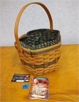 Longaberger Basket with liner