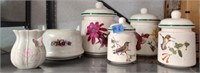 Canister Set & Misc Dishes