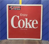 Vintage Metal Coca-Cola Sign