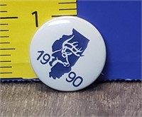 1990 Illinois Deer Pin