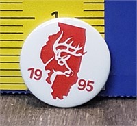 1995 Illinois Deer Pin