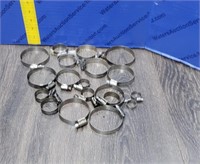 Assortment of hose clamps