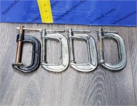 4 - 3" C. Clamps