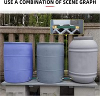 WADEO Rain Barrel Connector Kit (2Pk)
