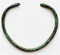 Viking 10th-11th Century Snake Heads Bracelet 64mm
