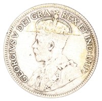 VF 1947 Canada 25 CENT COIN  Newfoundland