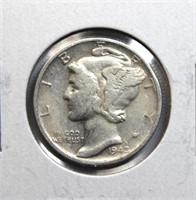 1942 USA Silver Mercury Dime