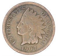 1907 USA Indian Head Penny