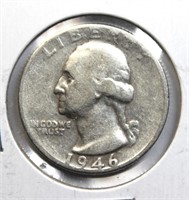 1946 USA Silver Quarter