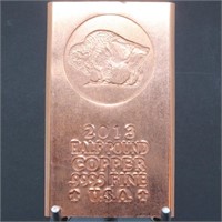 2013 Half Pound Copper Buffalo