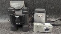 Bushnell Binoculars 16x32 & H.P. Photosmart M415