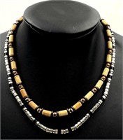 Fossil Steel and Beaded Fashion Necklaces