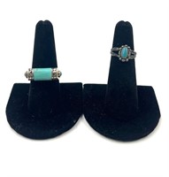 Turquoise and Sterling Silver Rings