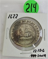 1622 ATOCHA shipwreck silver coin, 22.93 grams