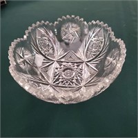 Crystal Scallop Edge Bowl - Unmarked