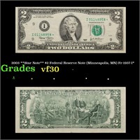 2003 **Star Note** $2 Federal Reserve Note (Minnea