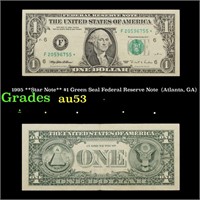 1995 **Star Note** $1 Green Seal Federal Reserve N