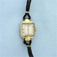 Vintage Ladies Hamilton Watch in Solid 14k Gold Ca