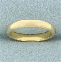 Designer Domed Wedding Band Ring in 18k Yellow Gol