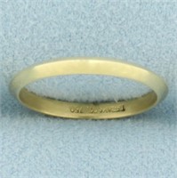 Tiffany and Co. Wedding Band Ring in 18k Yellow Go