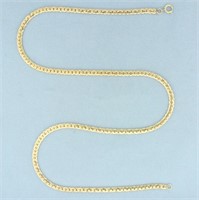 19 inch Round C Link Chain in 14k Yellow Gold