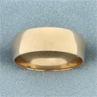 Womens Wedding Band Ring in 14k Yellow Gold