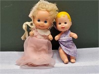 Two Dolls 3" & 2 1/2"