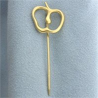 Tiffany and Co. Elsa Peretti Apple Stick Pin in 18