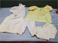 Doll Yellow Dress With White Undergarments Lot
