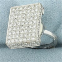 Vintage Diamond Concealed Eterna Watch Ring in 14k