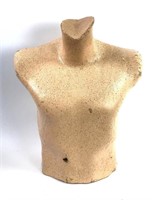 Mannequin Male Torso Made of Cardboard and Paper