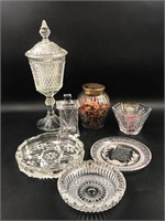Glass Plates and Lidded Containers