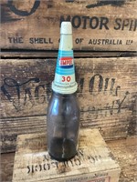 Ampol 30 Tin Pourer & Cap on Imp Quart Bottle