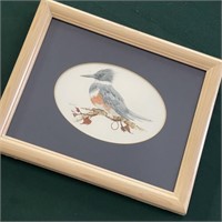 Framed Art Kingfisher