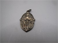 Antique Catholic Religious Medallion