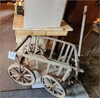 Awesome antique goat wagon - box is 21" x 29"