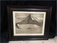 FRAMED MOUNT FUJI ARTISTS PROOF PRINT SIGNED BY