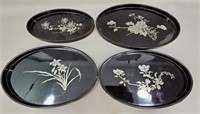 Lot of Vintage Lacquer Trays