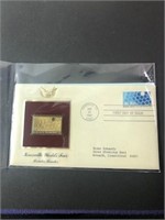 Knoxville World's Fair 22k gold stamp