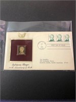 Sylvanus Thayer 22k gold stamp see pic
