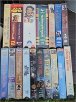 20 VHS TAPE JOHN WAYNE COLLECTION RARE!