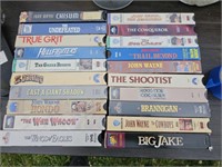 20 VHS TAPE JOHN WAYNE COLLECTION. Shootist,
