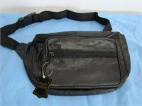 Genuine Leather Fanny Pack - Black